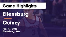 Ellensburg  vs Quincy  Game Highlights - Jan. 13, 2018