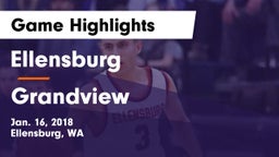 Ellensburg  vs Grandview  Game Highlights - Jan. 16, 2018