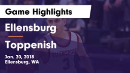 Ellensburg  vs Toppenish  Game Highlights - Jan. 20, 2018