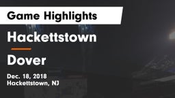 Hackettstown  vs Dover Game Highlights - Dec. 18, 2018