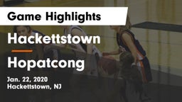 Hackettstown  vs Hopatcong  Game Highlights - Jan. 22, 2020