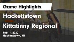 Hackettstown  vs Kittatinny Regional  Game Highlights - Feb. 1, 2020
