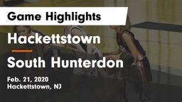 Hackettstown  vs South Hunterdon  Game Highlights - Feb. 21, 2020