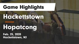 Hackettstown  vs Hopatcong  Game Highlights - Feb. 25, 2020