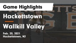 Hackettstown  vs Wallkill Valley  Game Highlights - Feb. 20, 2021