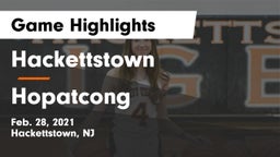 Hackettstown  vs Hopatcong  Game Highlights - Feb. 28, 2021