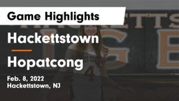 Hackettstown  vs Hopatcong  Game Highlights - Feb. 8, 2022