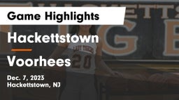 Hackettstown  vs Voorhees  Game Highlights - Dec. 7, 2023