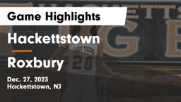 Hackettstown  vs Roxbury  Game Highlights - Dec. 27, 2023