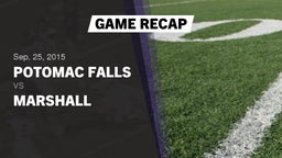 Recap: Potomac Falls  vs. Marshall  2015