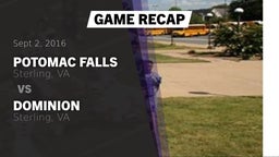 Recap: Potomac Falls  vs. Dominion  2016