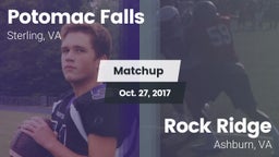 Matchup: Potomac Falls High S vs. Rock Ridge  2017