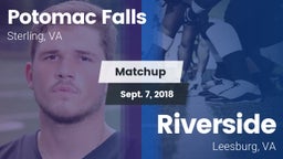 Matchup: Potomac Falls High S vs. Riverside  2018
