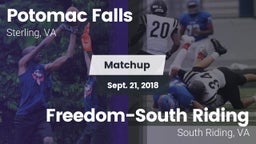 Matchup: Potomac Falls High S vs. Freedom-South Riding  2018
