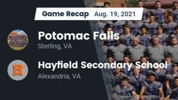 Recap: Potomac Falls  vs. Hayfield Secondary School 2021