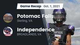 Recap: Potomac Falls  vs. Independence  2021