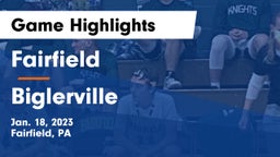 Fairfield  vs Biglerville  Game Highlights - Jan. 18, 2023