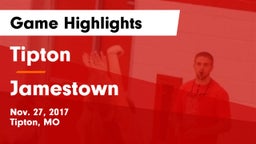 Tipton  vs Jamestown  Game Highlights - Nov. 27, 2017