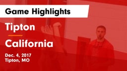 Tipton  vs California  Game Highlights - Dec. 4, 2017