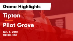 Tipton  vs Pilot Grove Game Highlights - Jan. 6, 2018