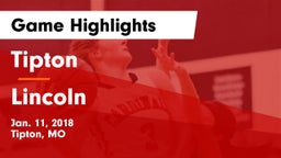 Tipton  vs Lincoln Game Highlights - Jan. 11, 2018