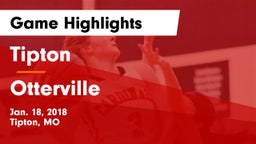 Tipton  vs Otterville Game Highlights - Jan. 18, 2018
