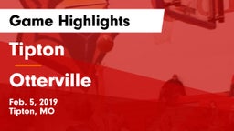 Tipton  vs Otterville Game Highlights - Feb. 5, 2019
