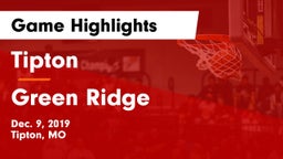 Tipton  vs Green Ridge  Game Highlights - Dec. 9, 2019