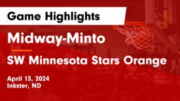 Midway-Minto  vs SW Minnesota Stars Orange Game Highlights - April 13, 2024