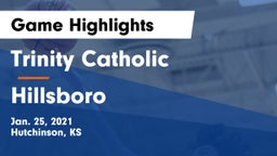 Trinity Catholic  vs Hillsboro  Game Highlights - Jan. 25, 2021