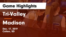 Tri-Valley  vs Madison  Game Highlights - Dec. 17, 2019