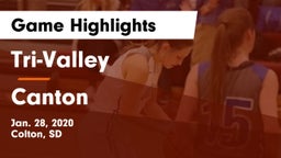 Tri-Valley  vs Canton  Game Highlights - Jan. 28, 2020