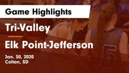 Tri-Valley  vs Elk Point-Jefferson  Game Highlights - Jan. 30, 2020