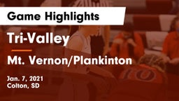 Tri-Valley  vs Mt. Vernon/Plankinton  Game Highlights - Jan. 7, 2021