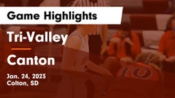 Tri-Valley  vs Canton  Game Highlights - Jan. 24, 2023