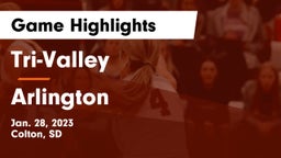 Tri-Valley  vs Arlington  Game Highlights - Jan. 28, 2023