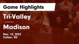 Tri-Valley  vs Madison  Game Highlights - Dec. 12, 2023