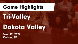 Tri-Valley  vs Dakota Valley  Game Highlights - Jan. 19, 2024
