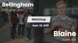 Matchup: Bellingham High vs. Blaine  2018