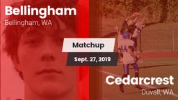 Matchup: Bellingham High vs. Cedarcrest  2019