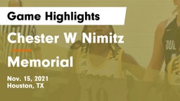 Chester W Nimitz  vs Memorial  Game Highlights - Nov. 15, 2021