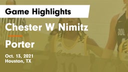 Chester W Nimitz  vs Porter  Game Highlights - Oct. 13, 2021