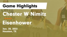 Chester W Nimitz  vs Eisenhower  Game Highlights - Jan. 28, 2022