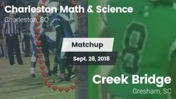 Matchup: Charleston Math & Sc vs. Creek Bridge  2018