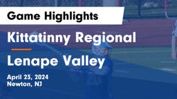 Kittatinny Regional  vs Lenape Valley  Game Highlights - April 23, 2024