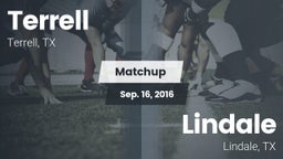Matchup: Terrell  vs. Lindale  2016