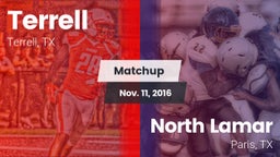 Matchup: Terrell  vs. North Lamar  2016
