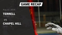 Recap: Terrell  vs. Chapel Hill  2016