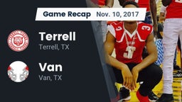 Recap: Terrell  vs. Van  2017