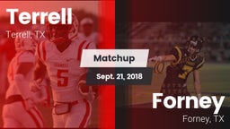 Matchup: Terrell  vs. Forney  2018